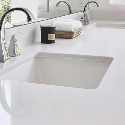 quartz bathroom countertop